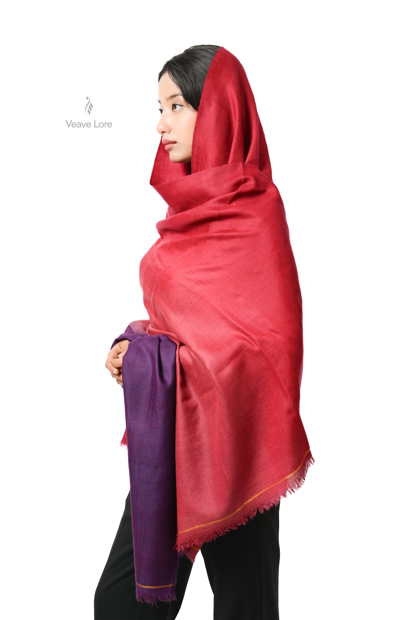 Shahana Amethyst Pashmina Shawl