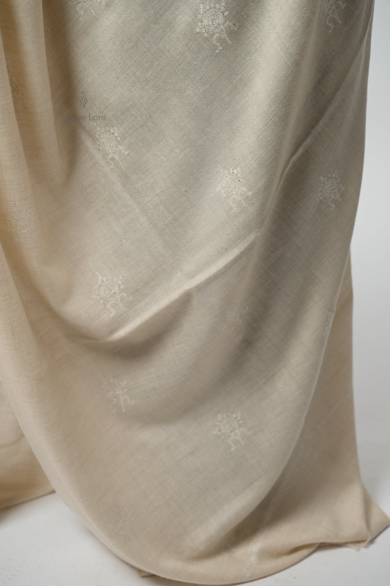 Nasreen Champagne Oversized Pashmina Shawl