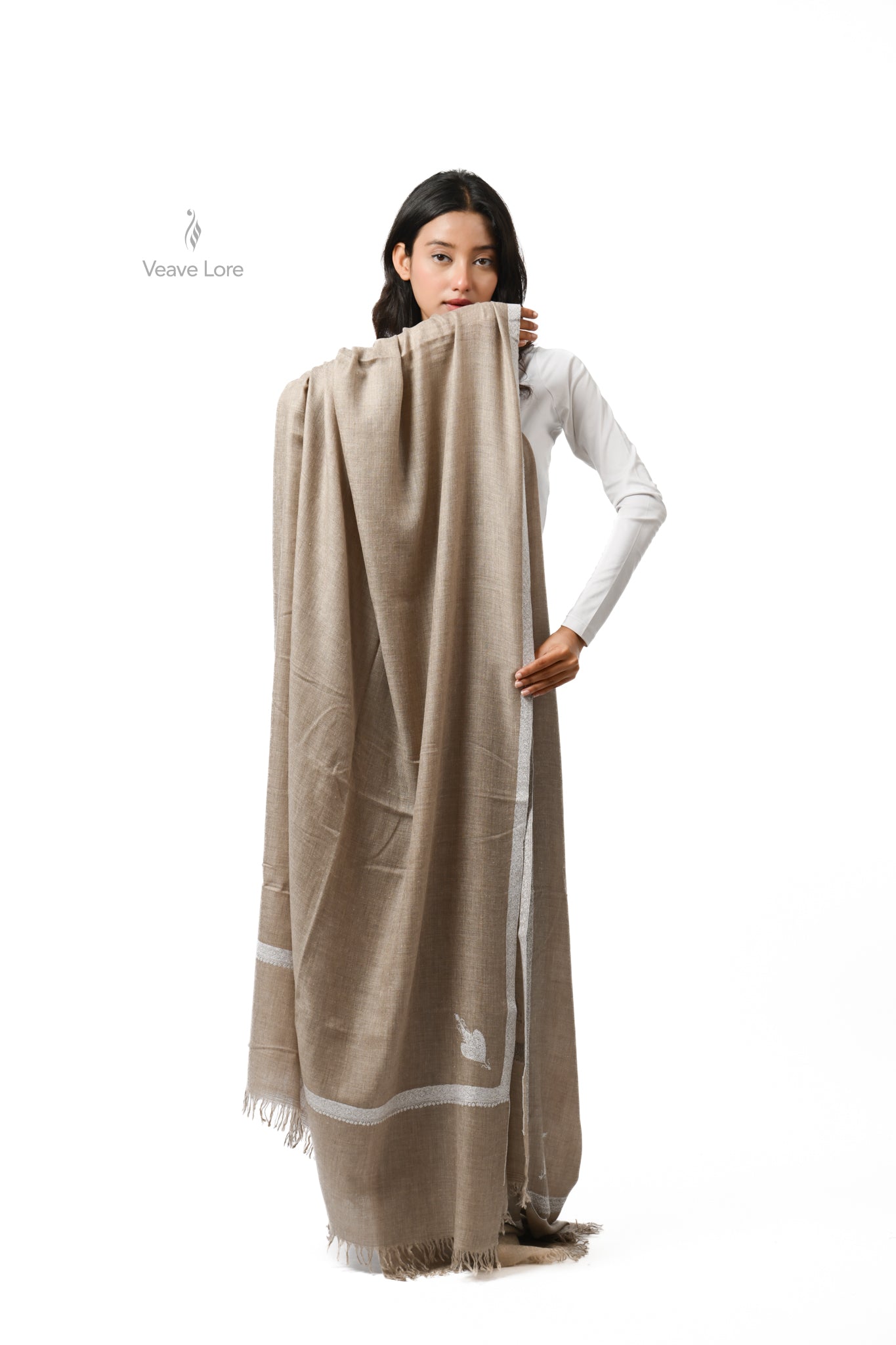 Soraya Mink Oversized Pashmina Shawl