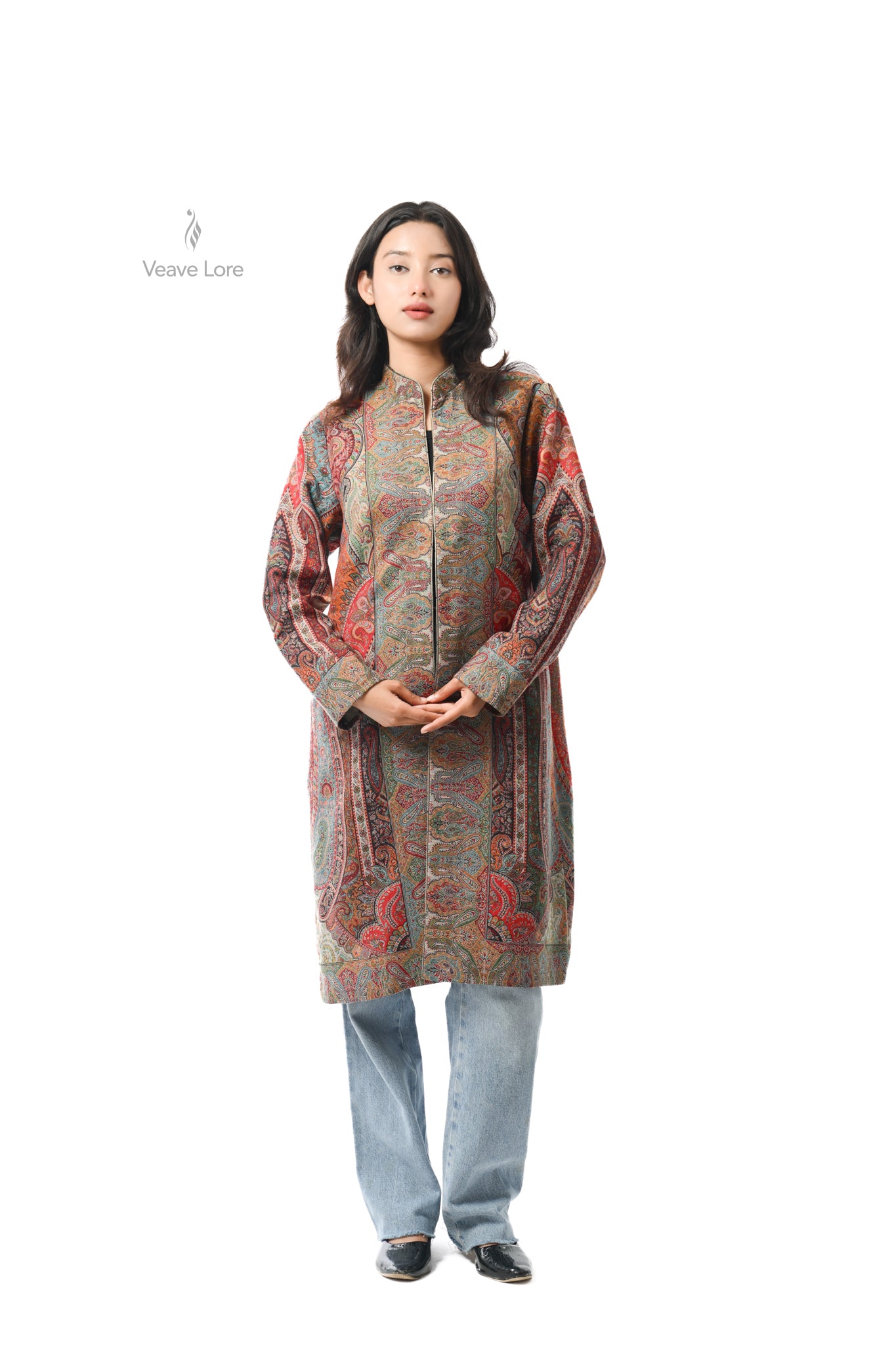 Paradise Kani Jamawar Coat