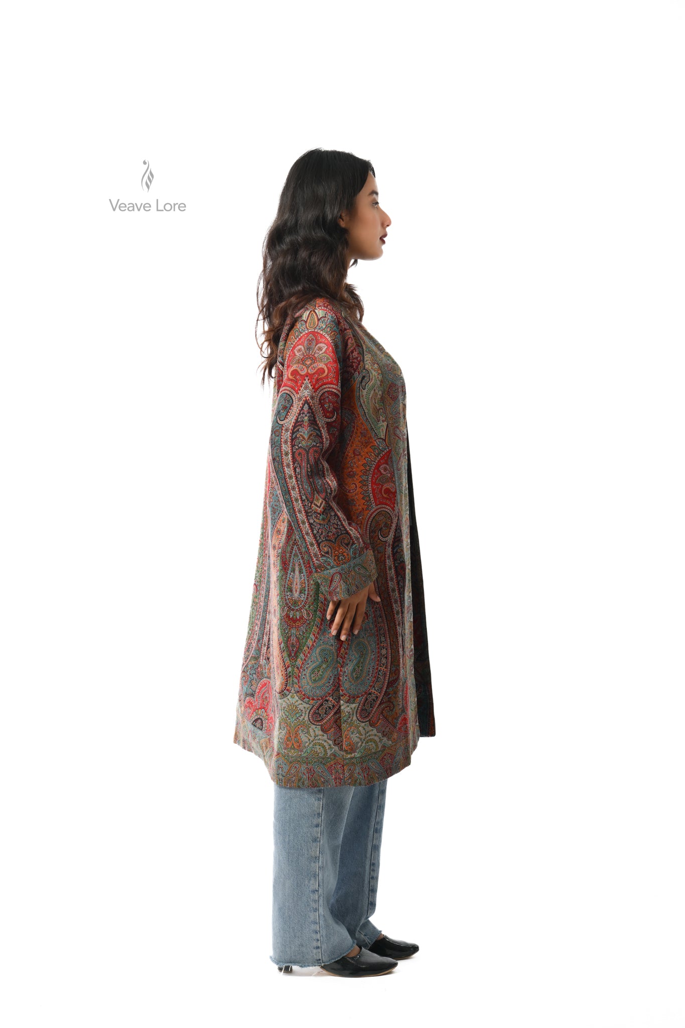 Paradise Kani Jamawar Coat