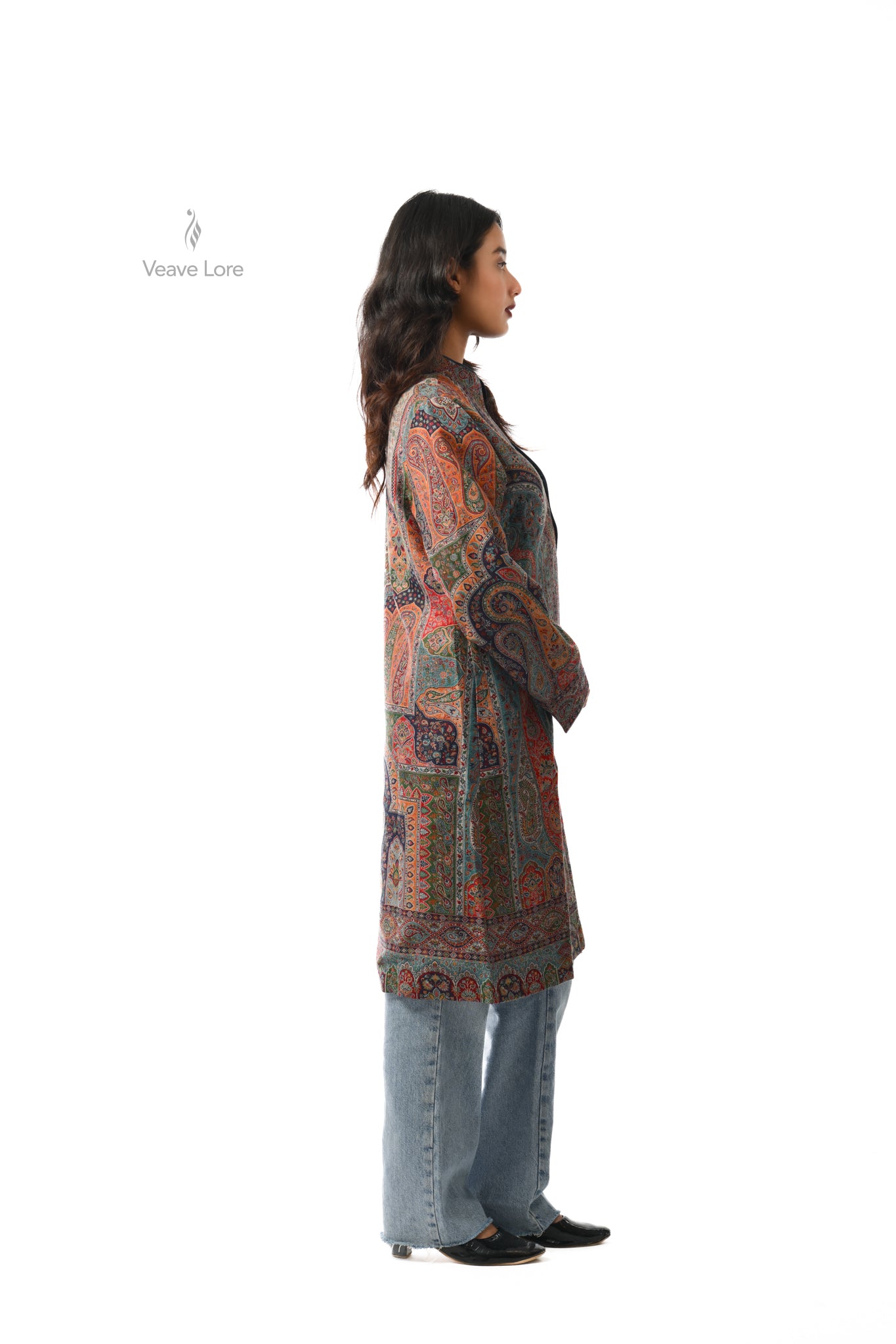 Mosaic Kani Jamawar Coat