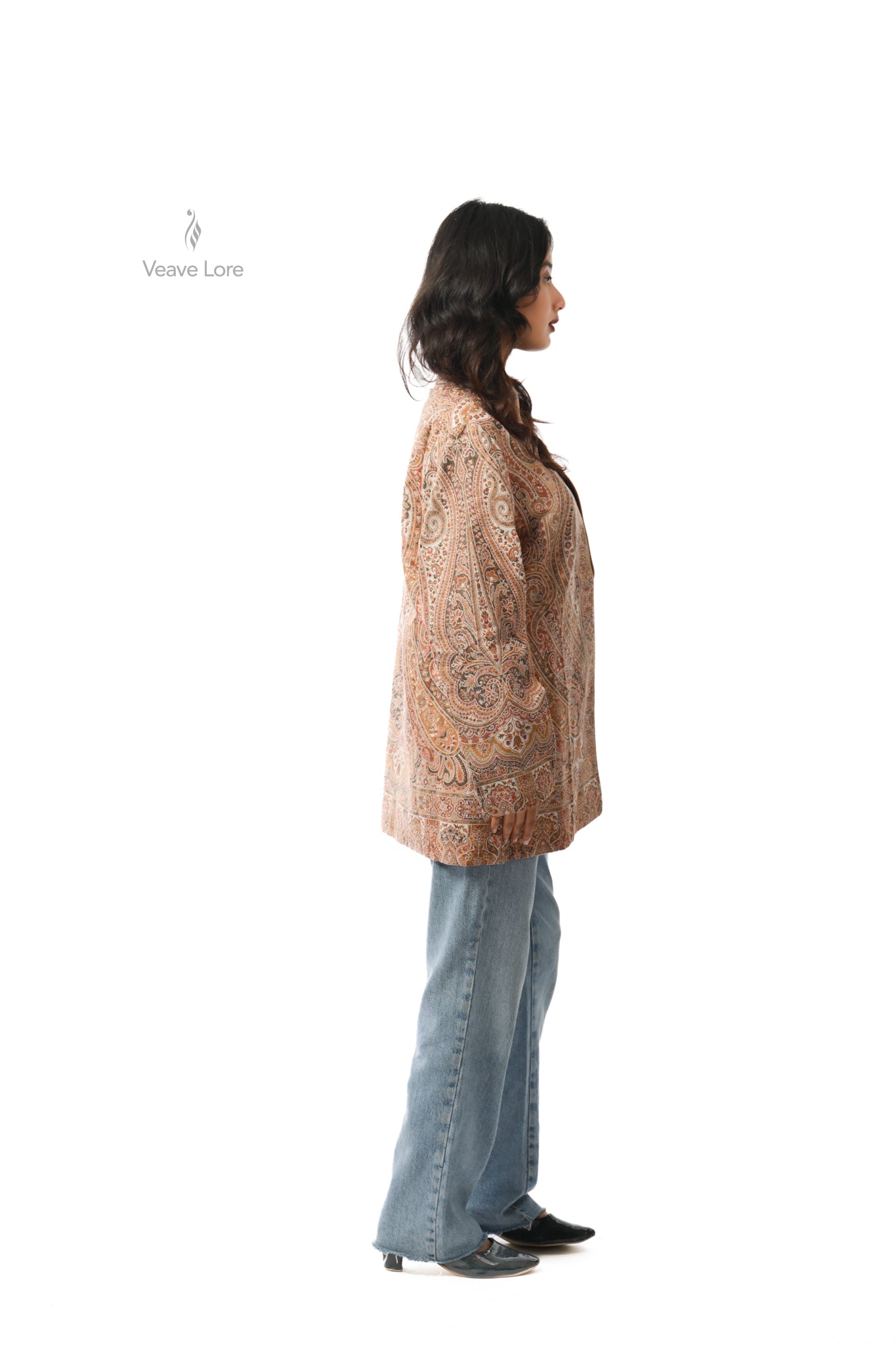 Blush Kani Jamawar Jacket