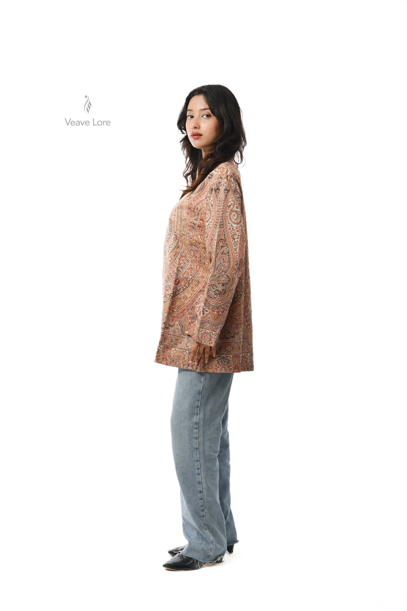 Blush Kani Jamawar Jacket