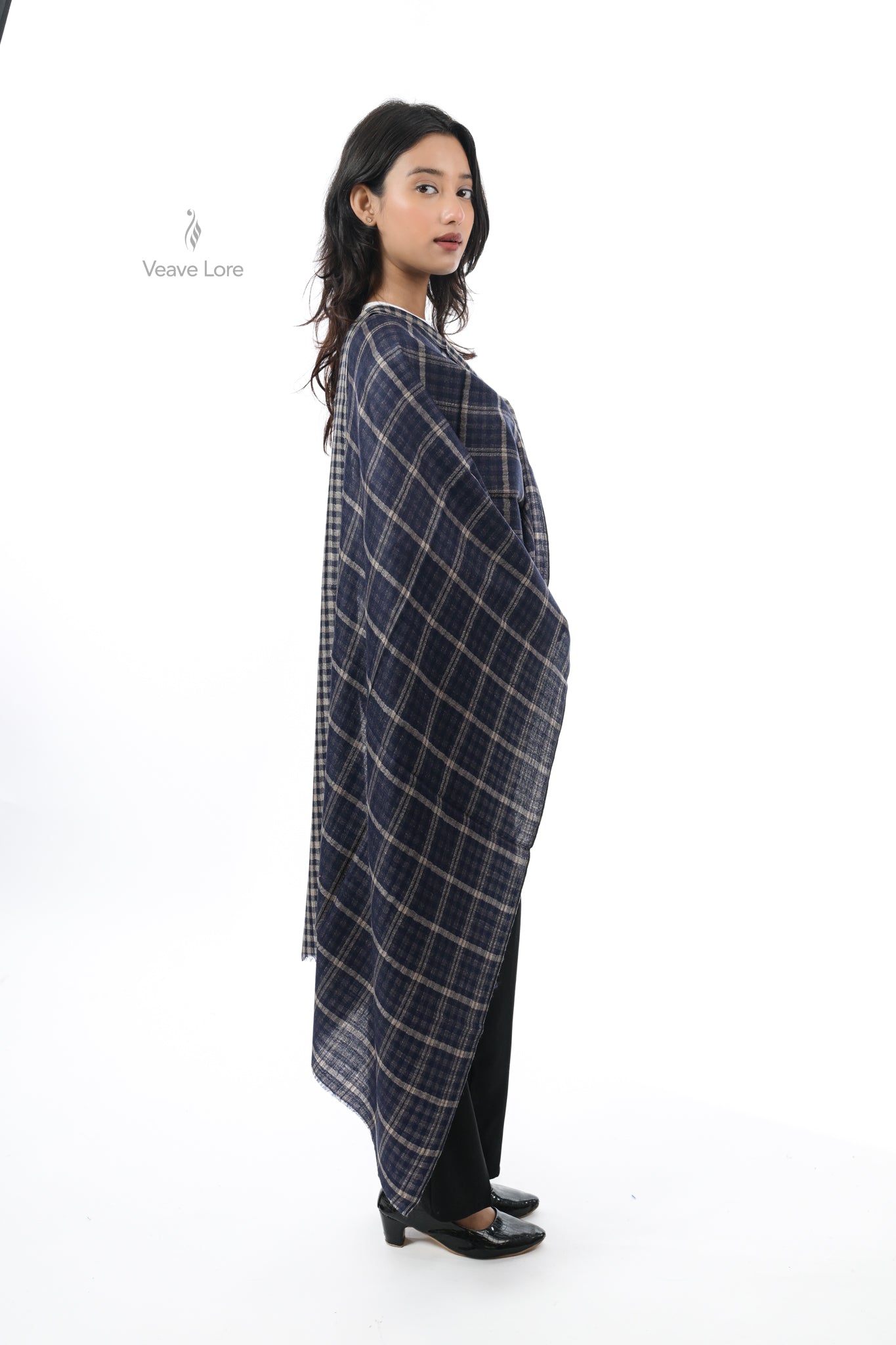 Regent Check Reversible Stole