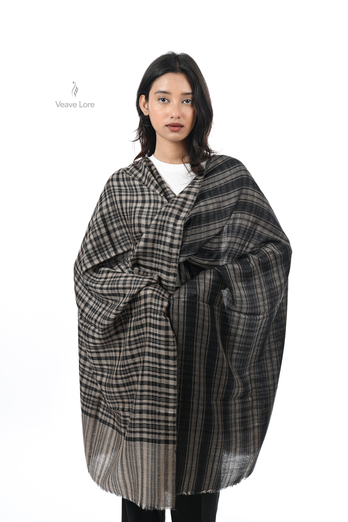 Regent Check Reversible Stole