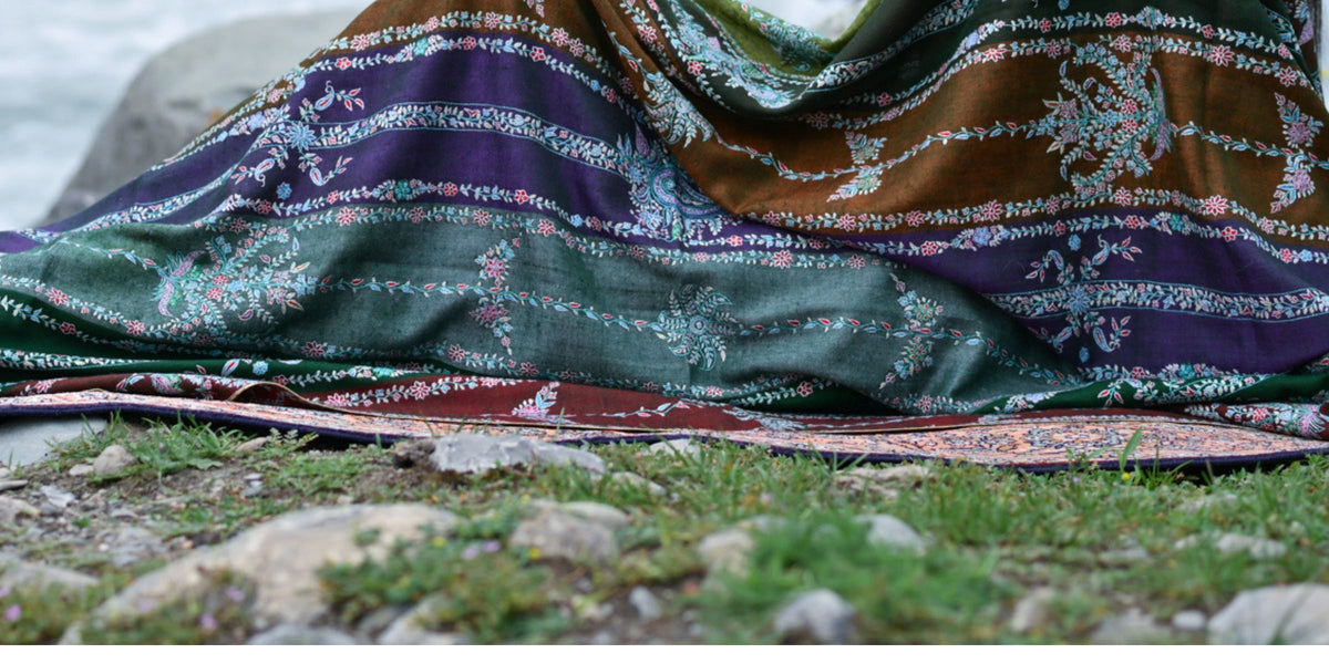 The Jaal Shawl Covers a Field the Way a Border Never Could