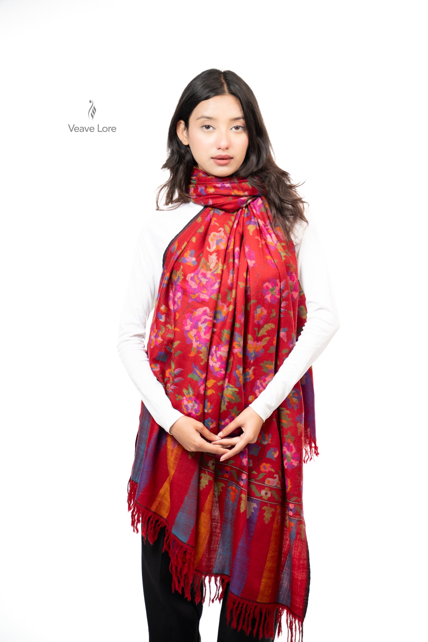 Gulistan — The Rose Garden Pashmina Shawl