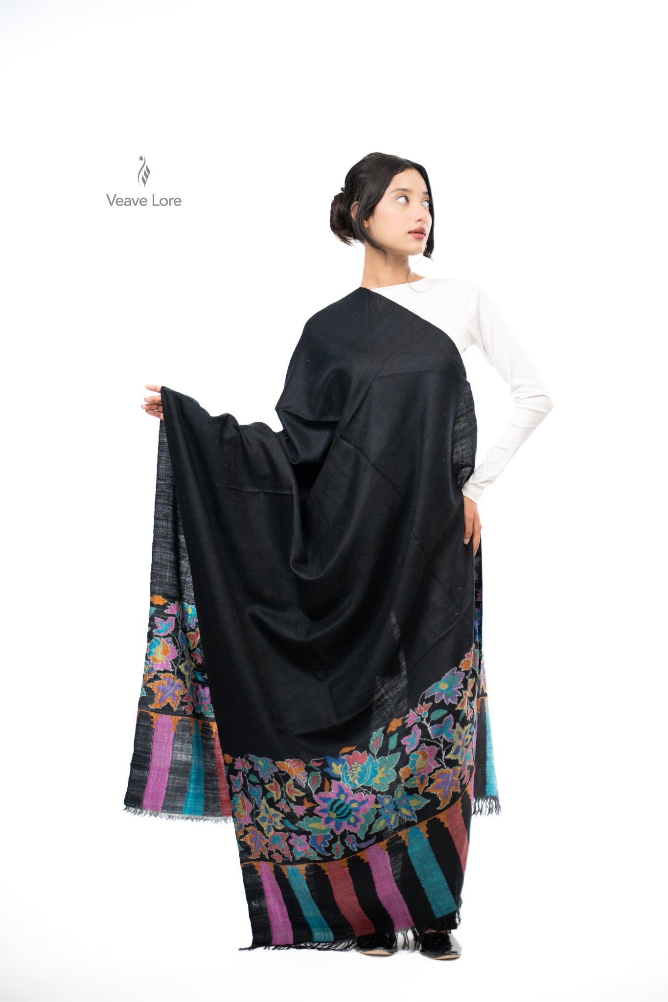 Kahkashan The Galaxy Pashmina Shawl