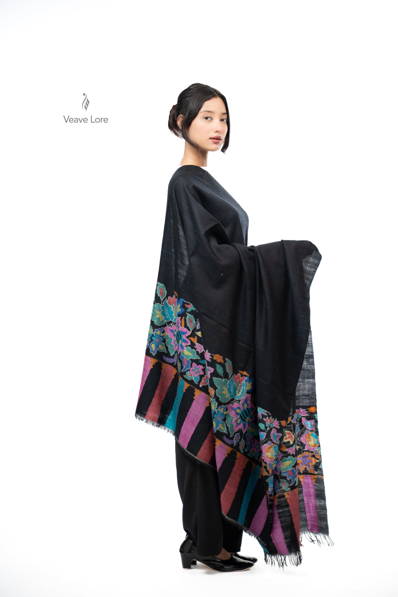 Kahkashan The Galaxy Pashmina Shawl