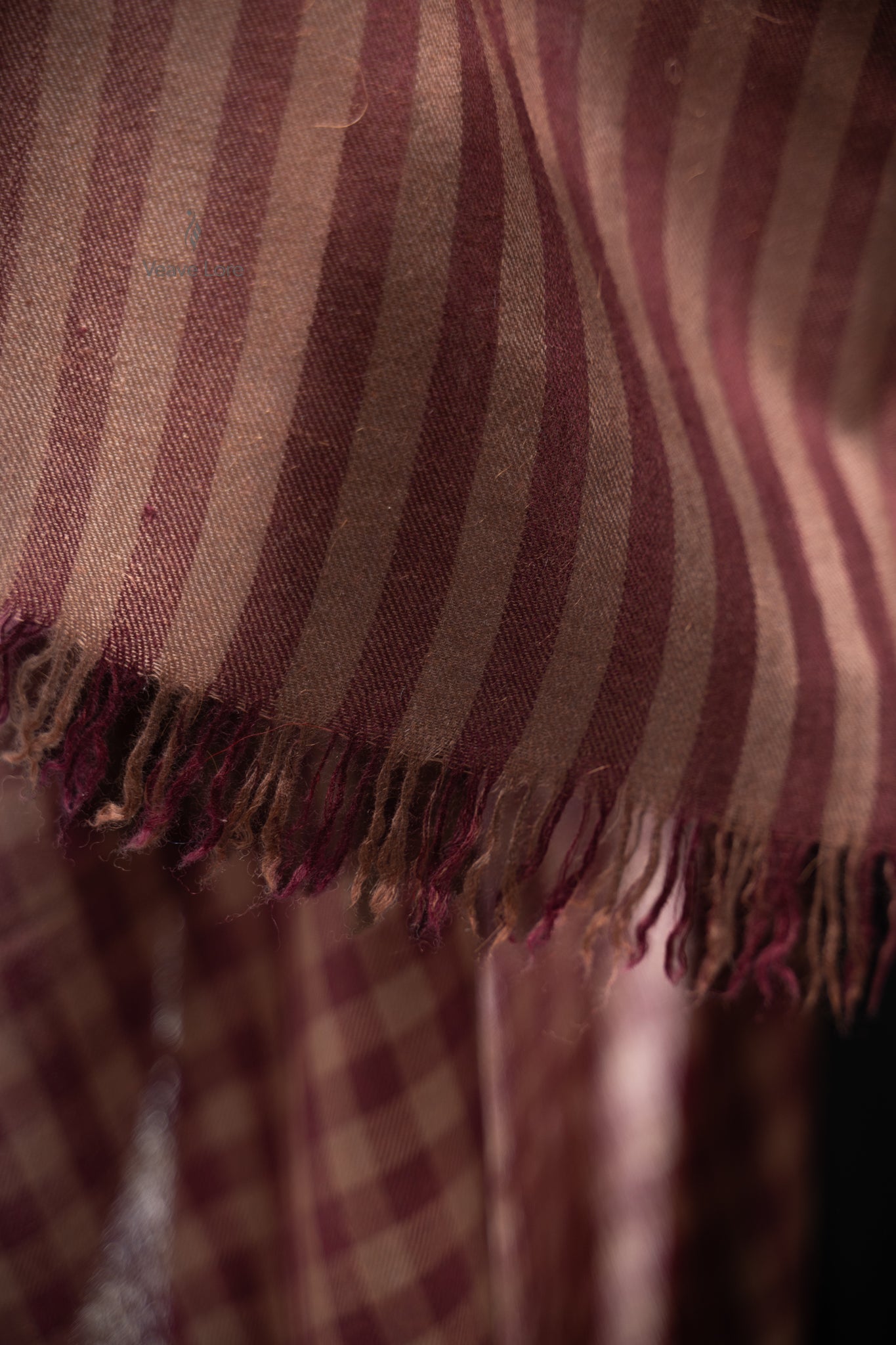 Darchini Mahogany Pashmina Shawl