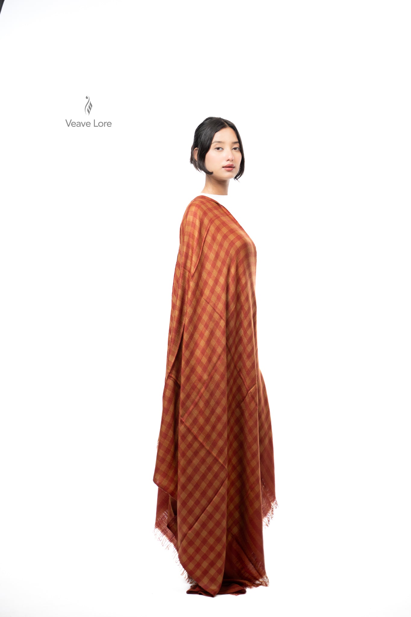 Haldi Russet Pashmina Shawl