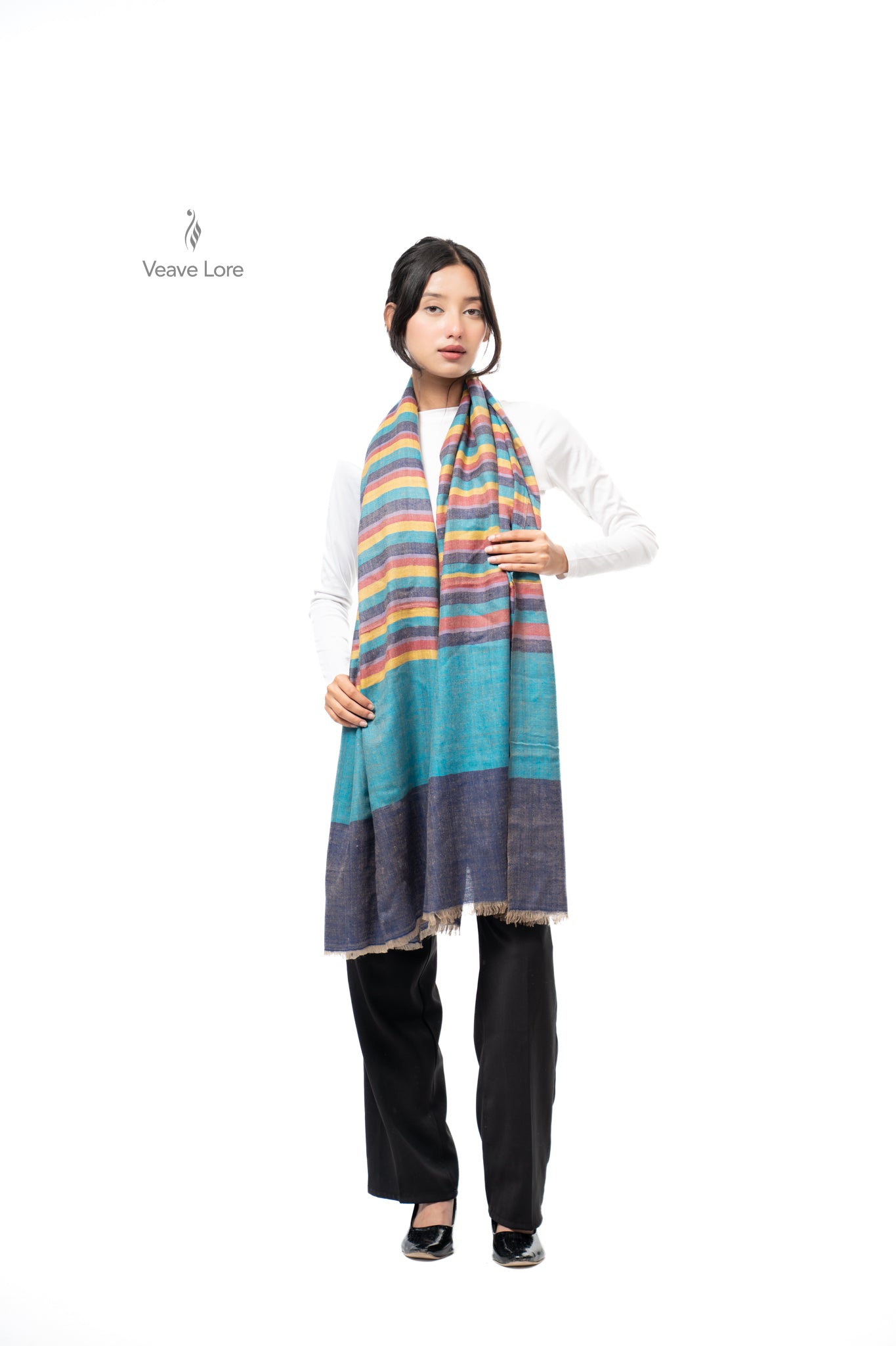 Satrangi Prism Pashmina Stole