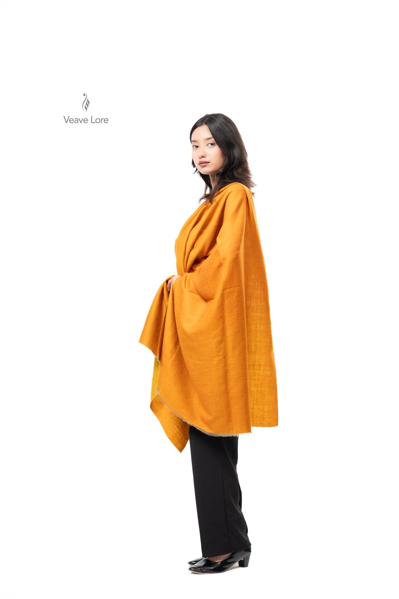 Zafran Marigold Pashmina Shawl