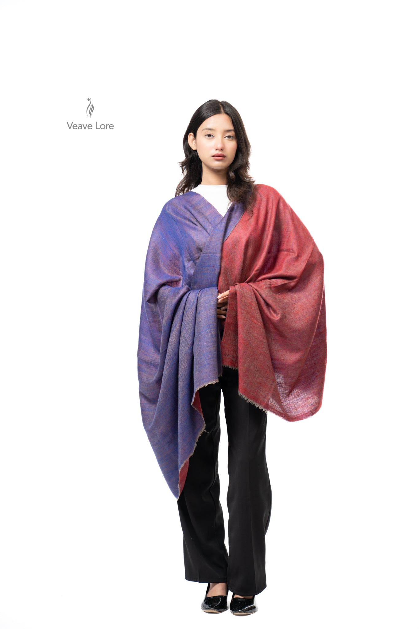 Yaqoot Sapphire Pashmina Shawl