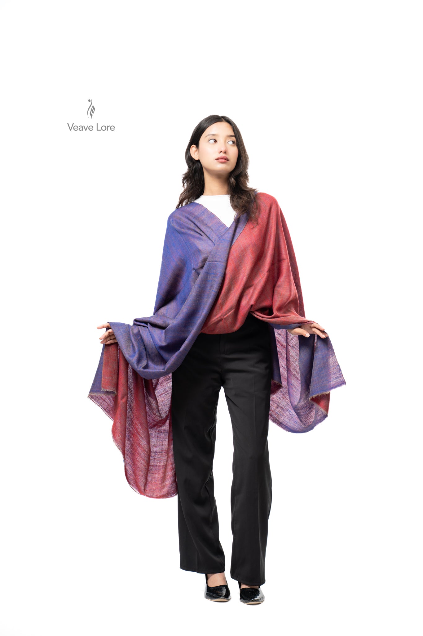 Yaqoot Sapphire Pashmina Shawl