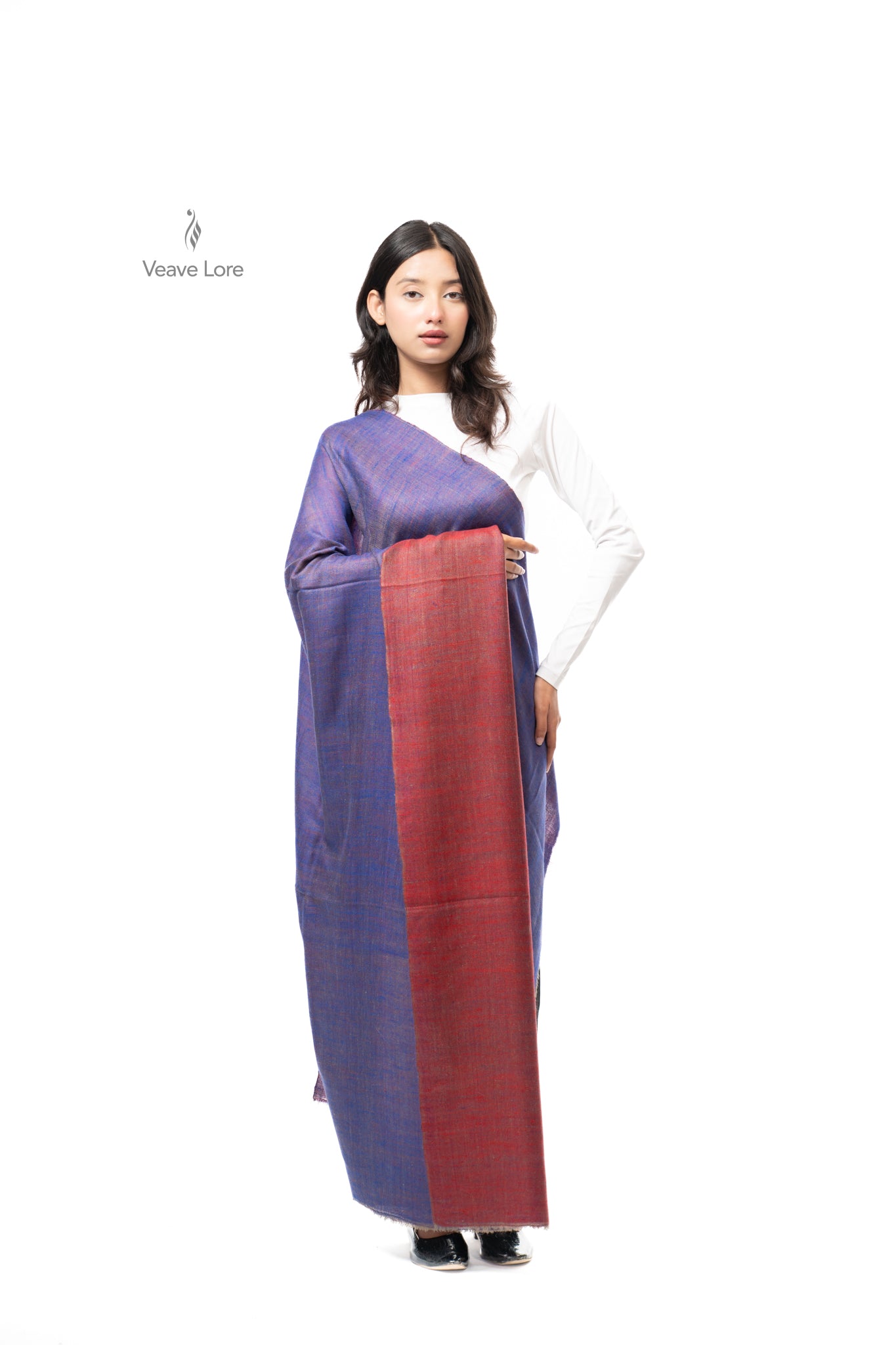 Yaqoot Sapphire Pashmina Shawl