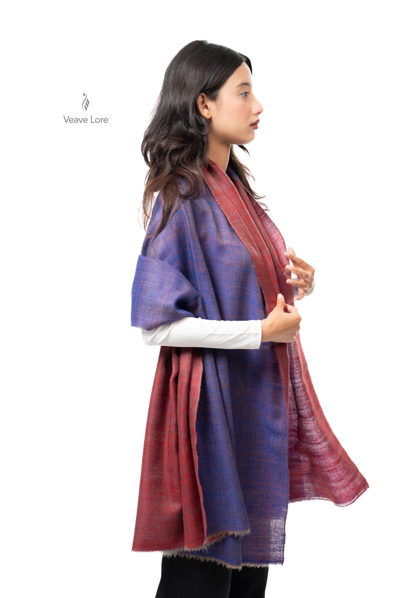 Yaqoot Sapphire Pashmina Shawl