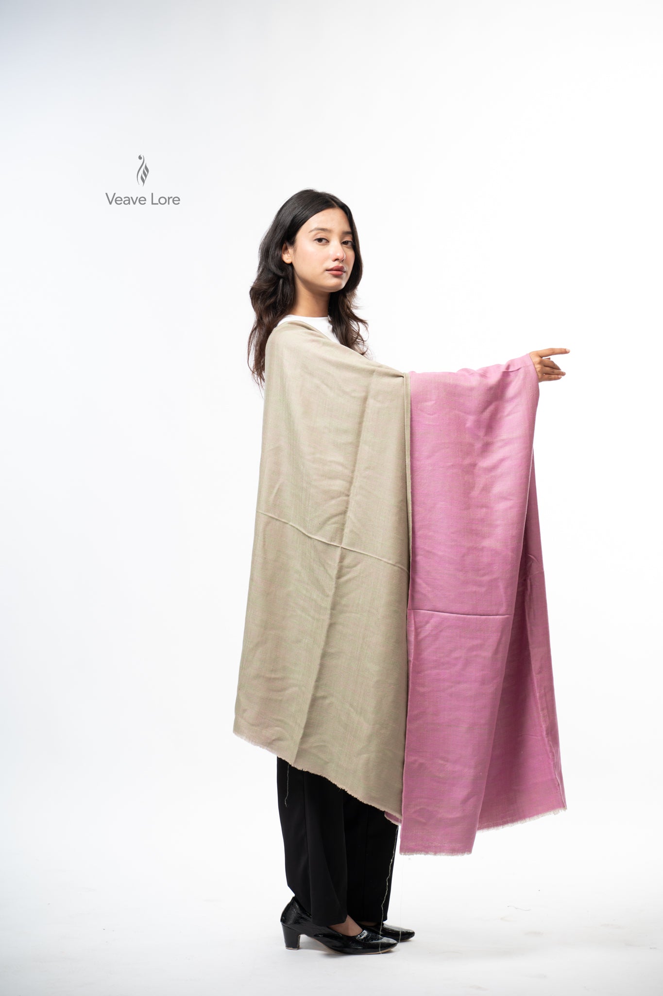 Banafsha Stone Pashmina Shawl