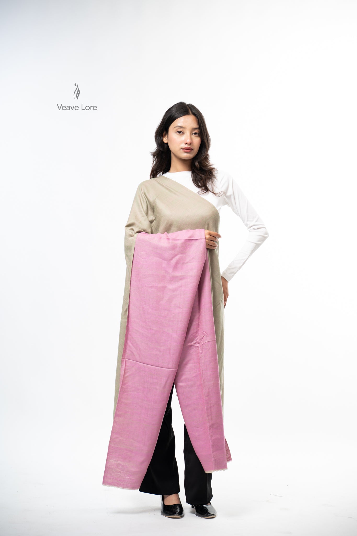 Banafsha Stone Pashmina Shawl
