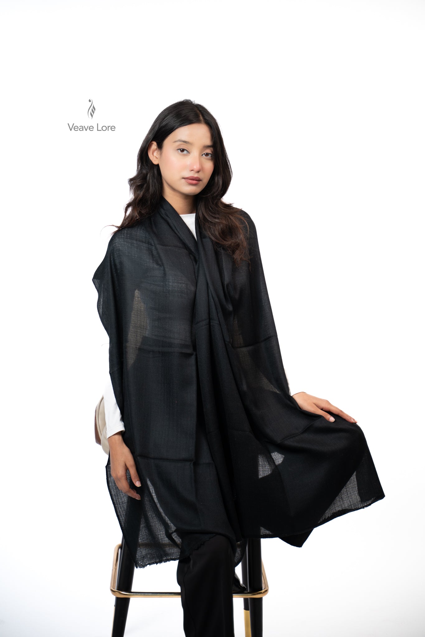 Rangeen Palette Fine Wool Shawl