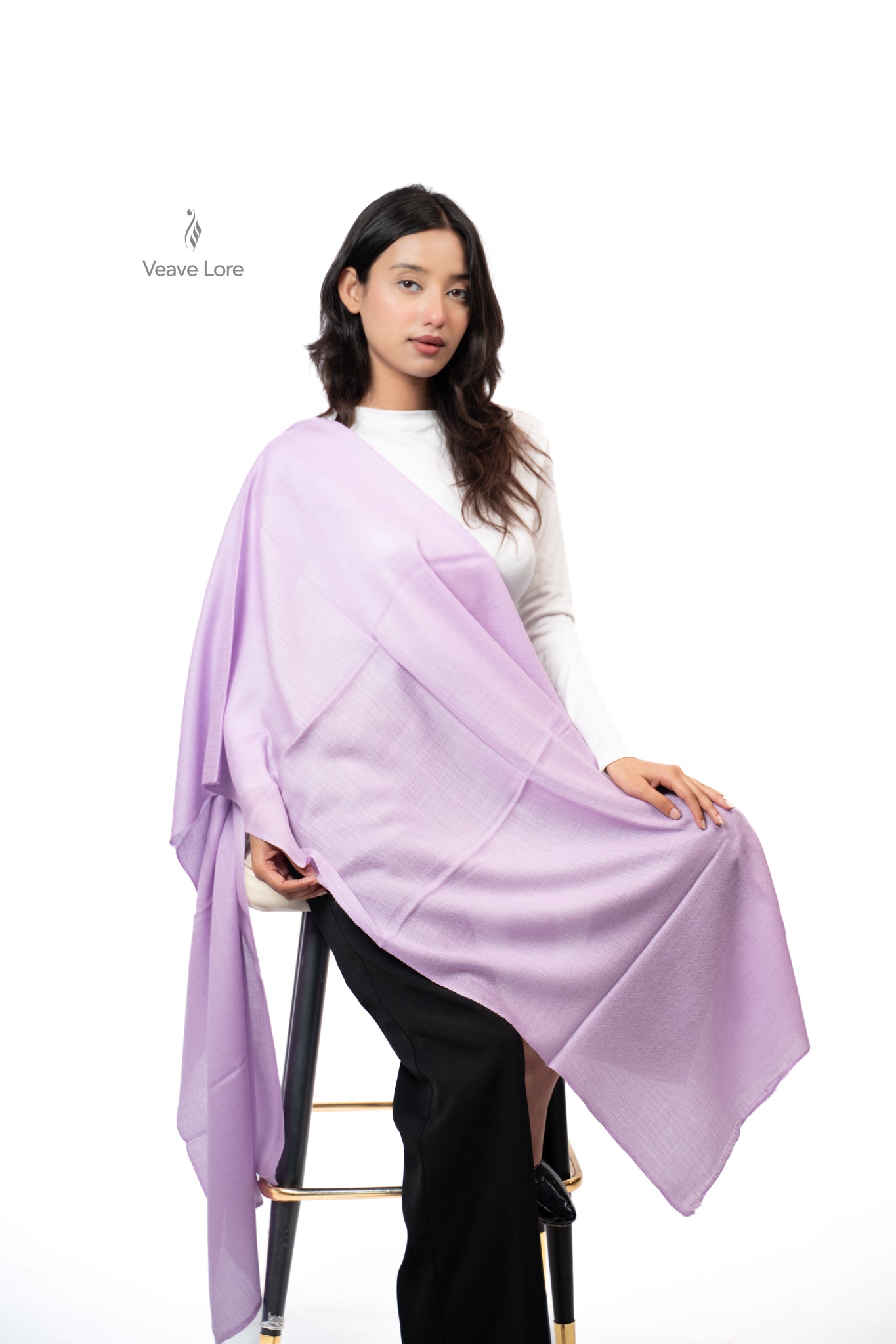 Rangeen Palette Fine Wool Shawl