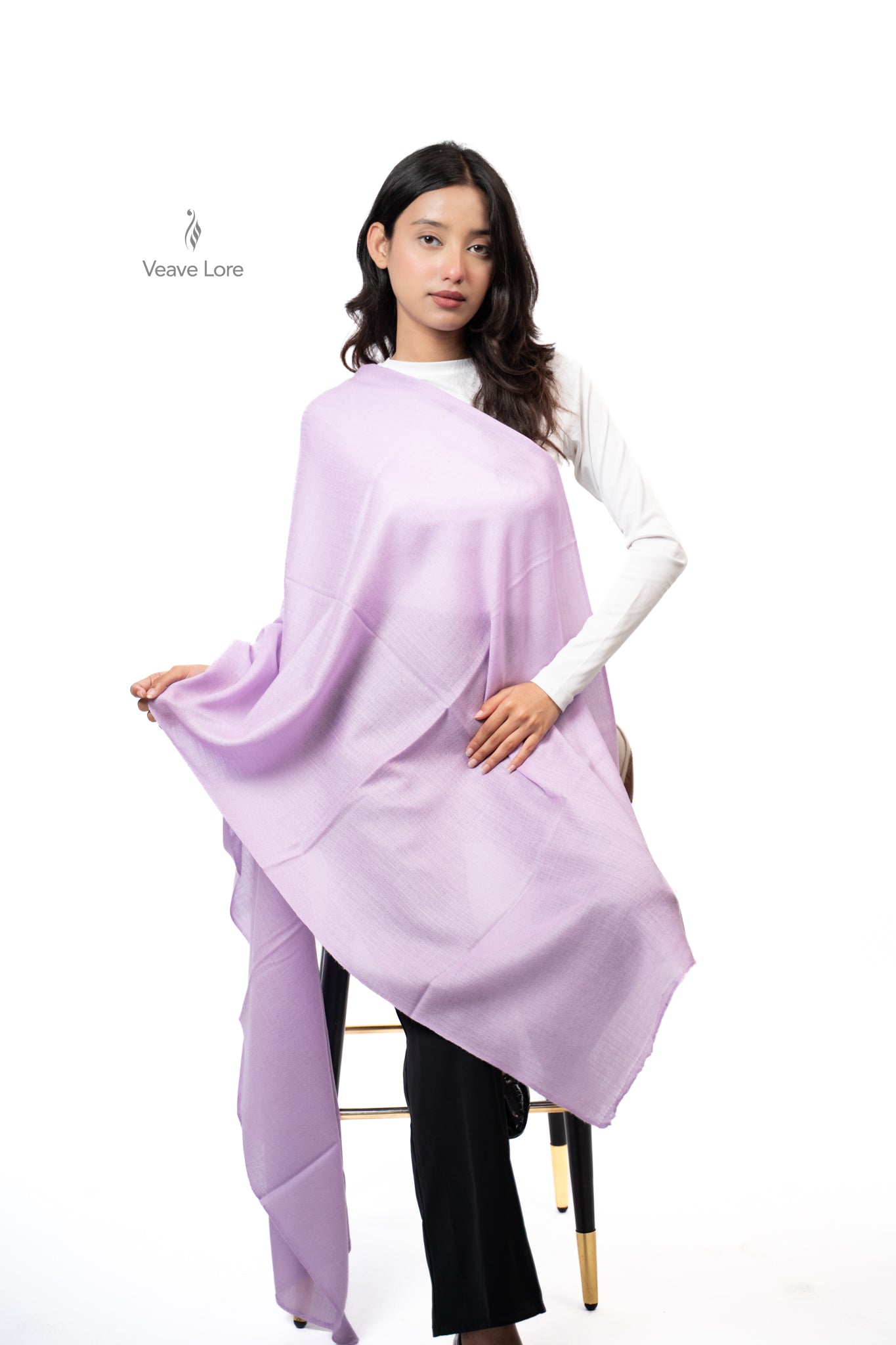 Rangeen Palette Fine Wool Shawl
