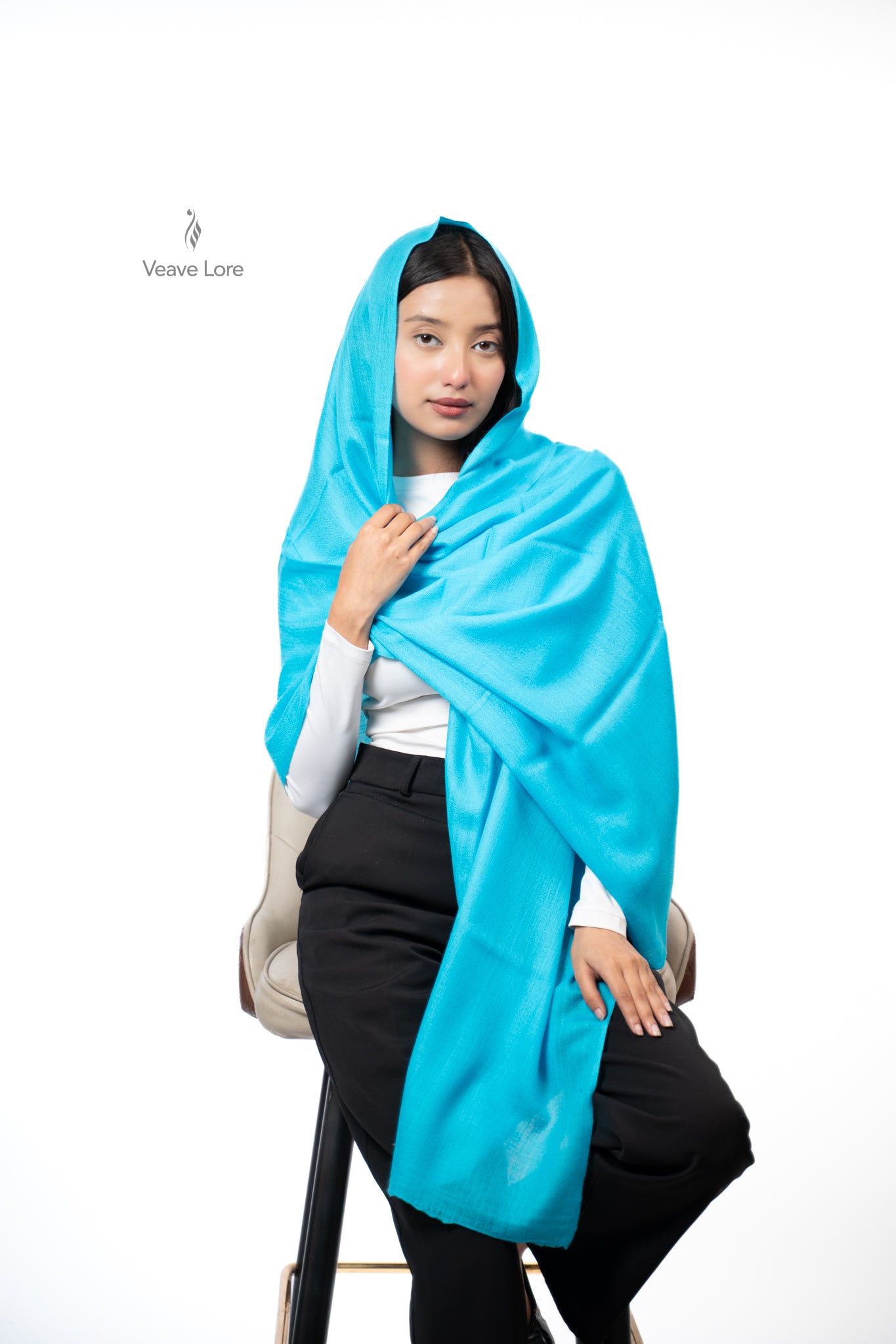 Rangeen Palette Fine Wool Shawl