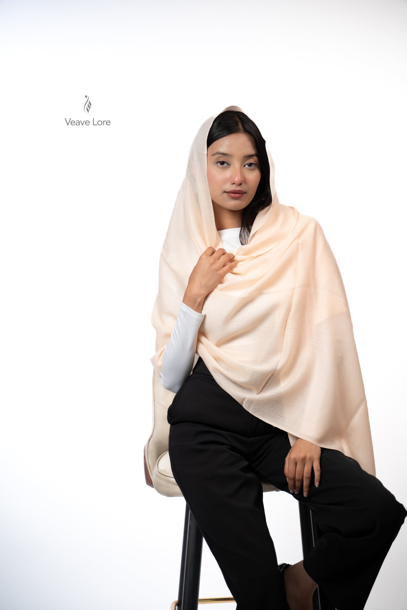 Rangeen Palette Fine Wool Shawl