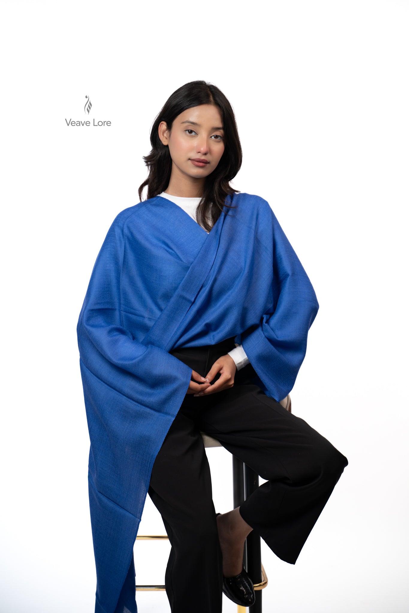 Rangeen Palette Fine Wool Shawl