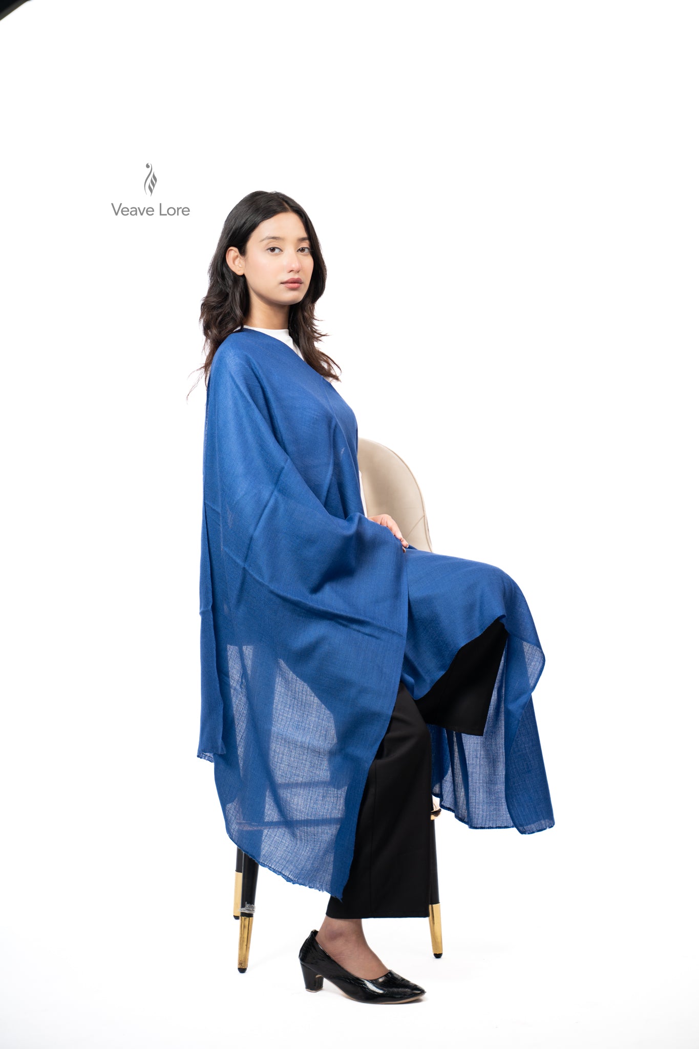 Rangeen Palette Fine Wool Shawl