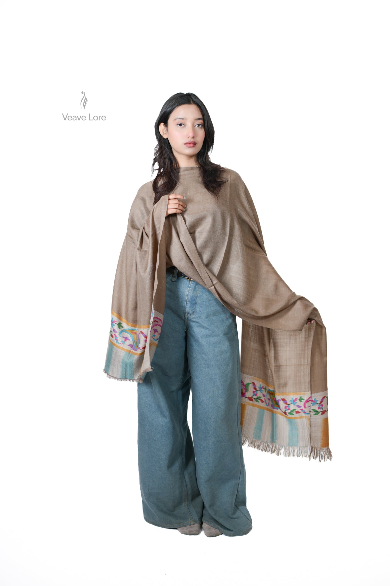 The Earthen Garden Pashmina Stole
