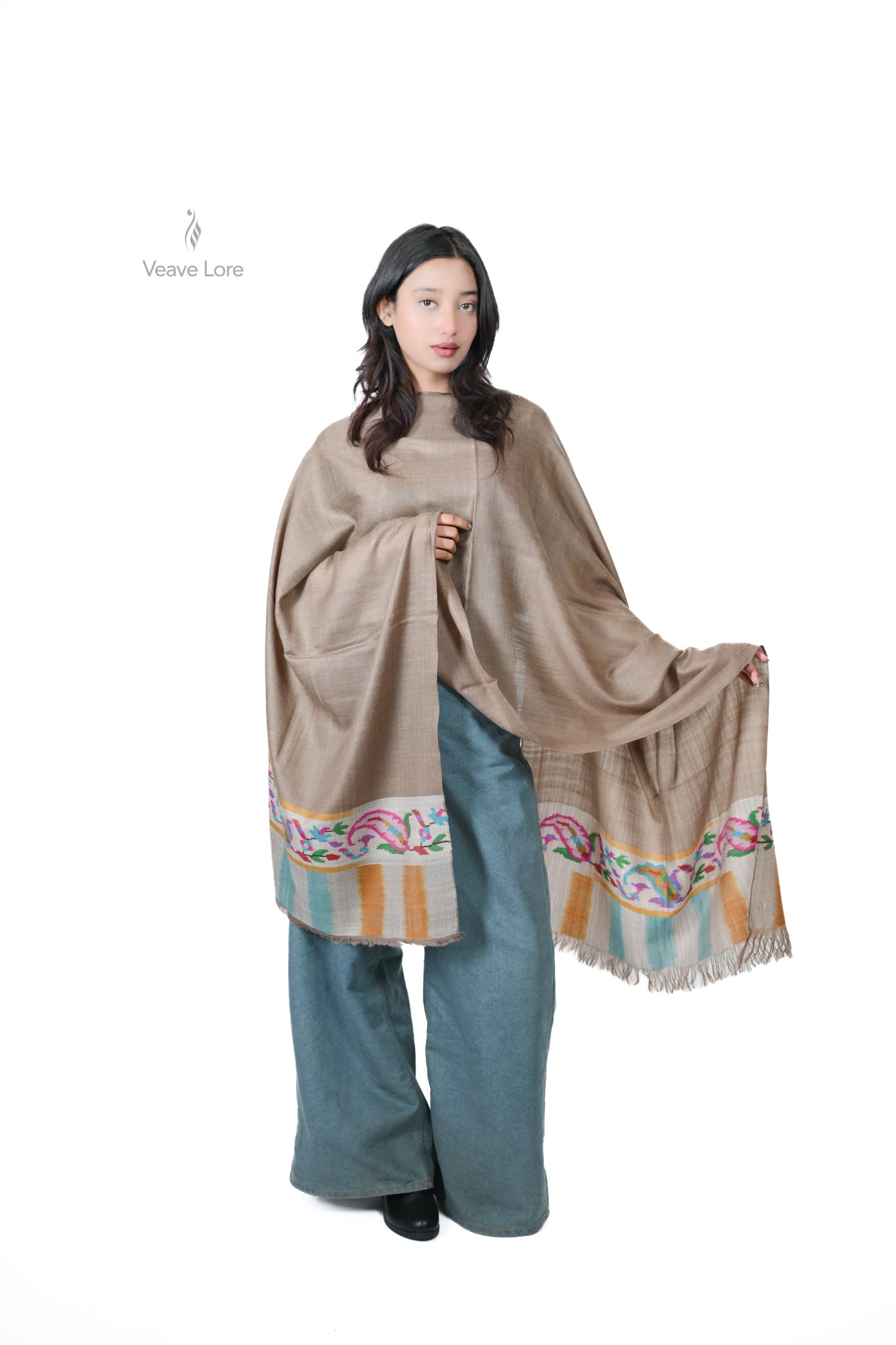 The Earthen Garden Pashmina Stole