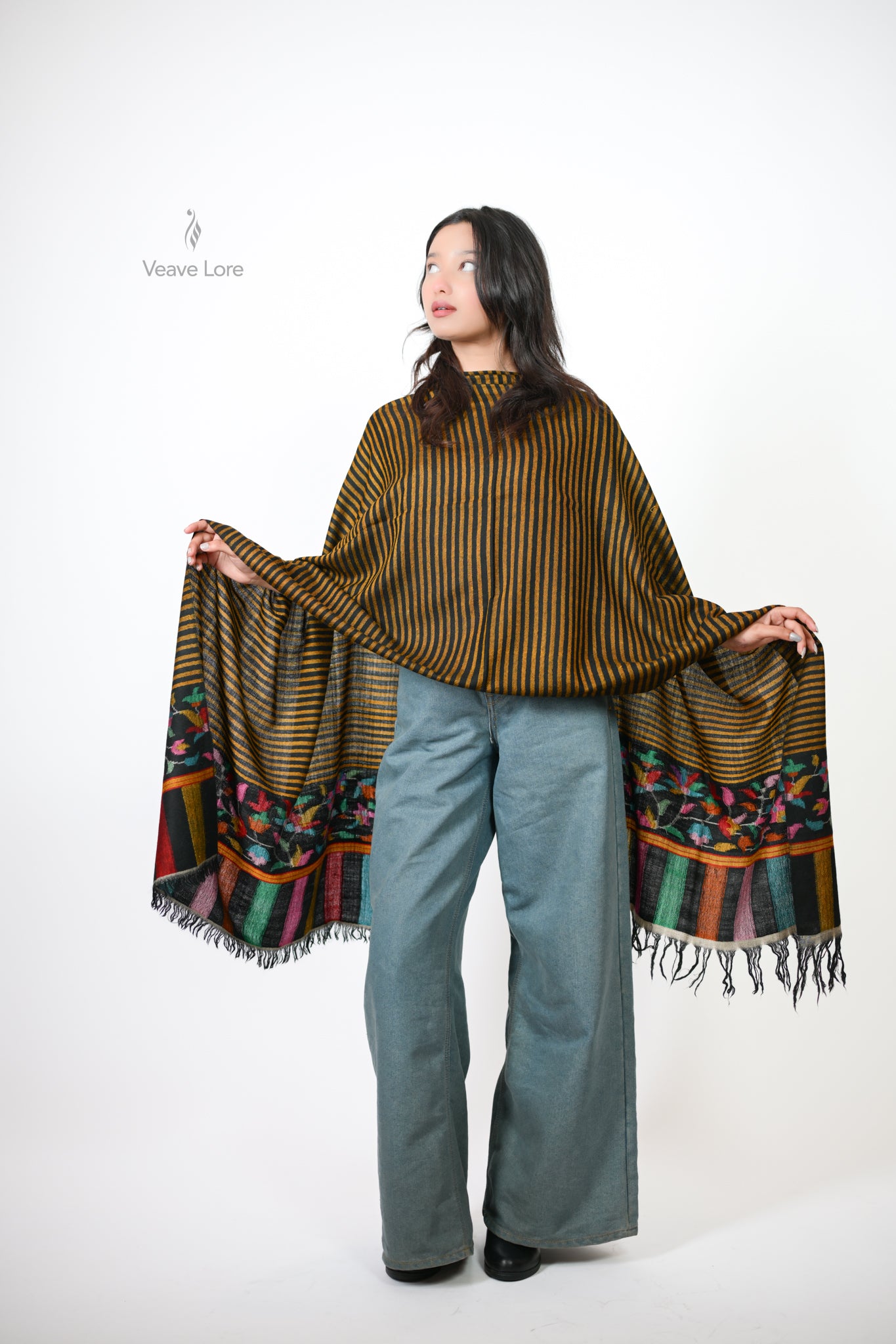 Shab-o-Roz — Night & Day Pashmina Stole