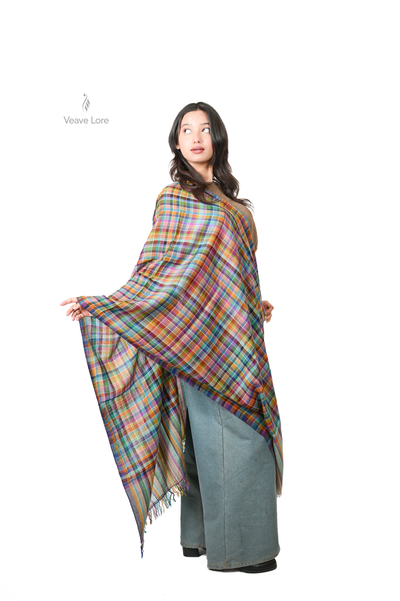 Haft-Rang Pashmina Stole