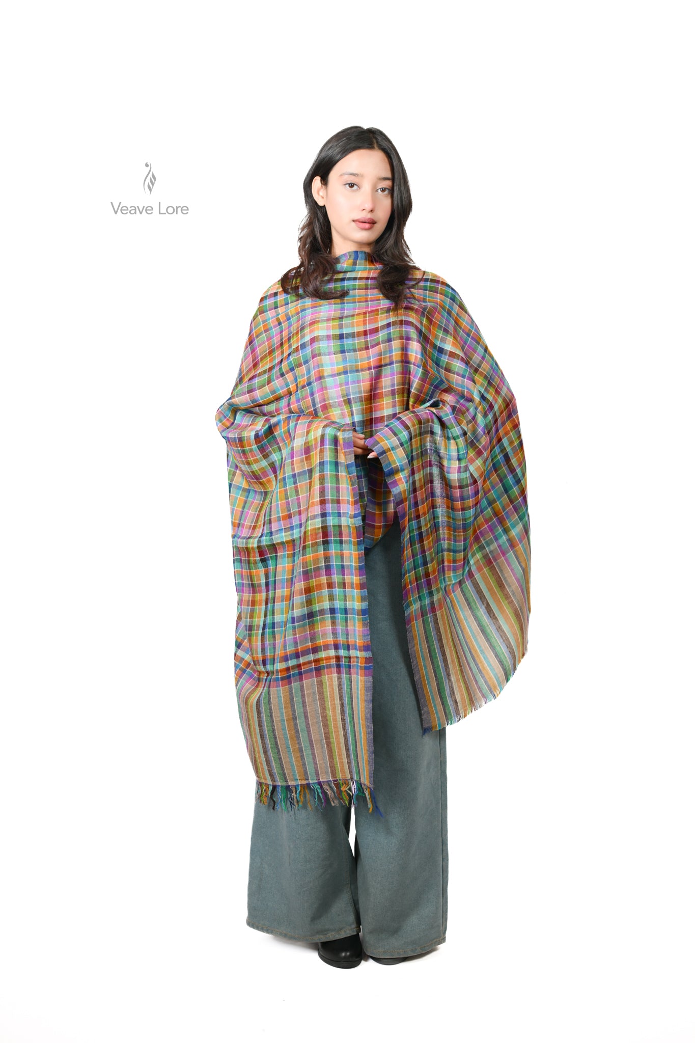 Haft-Rang Pashmina Stole