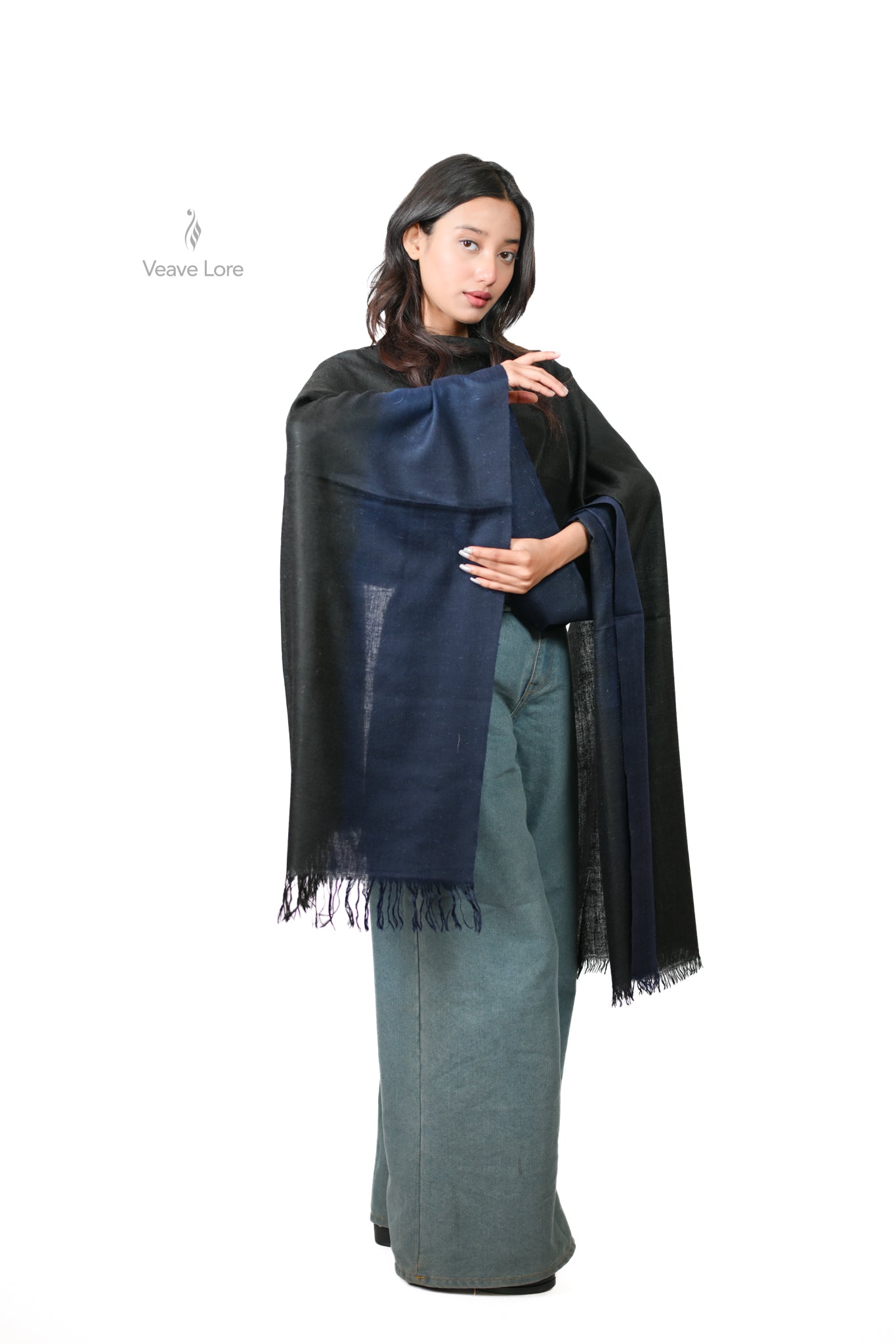 Shab-e-Neel Pashmina Stole