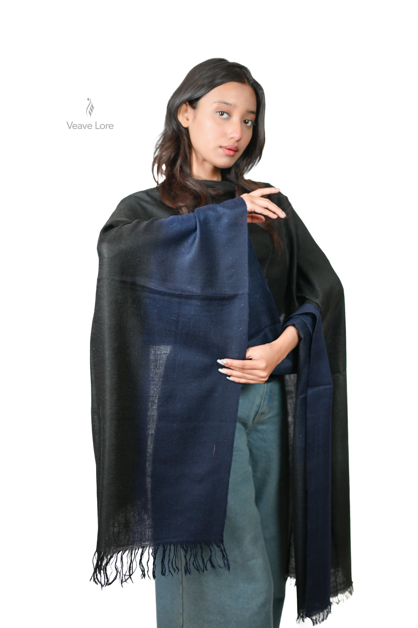 Shab-e-Neel Pashmina Stole