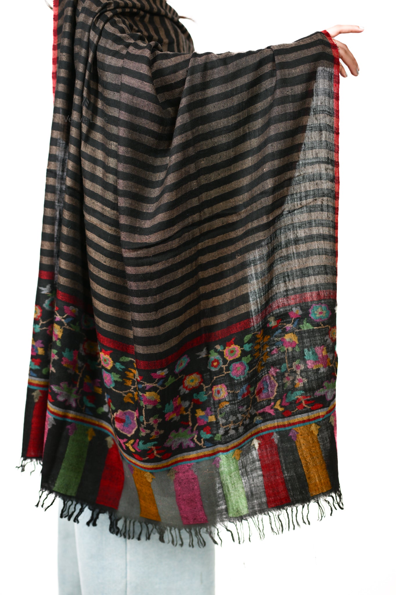 Khaak-o-Saaya Earth & Shadow Pashmina Shawl