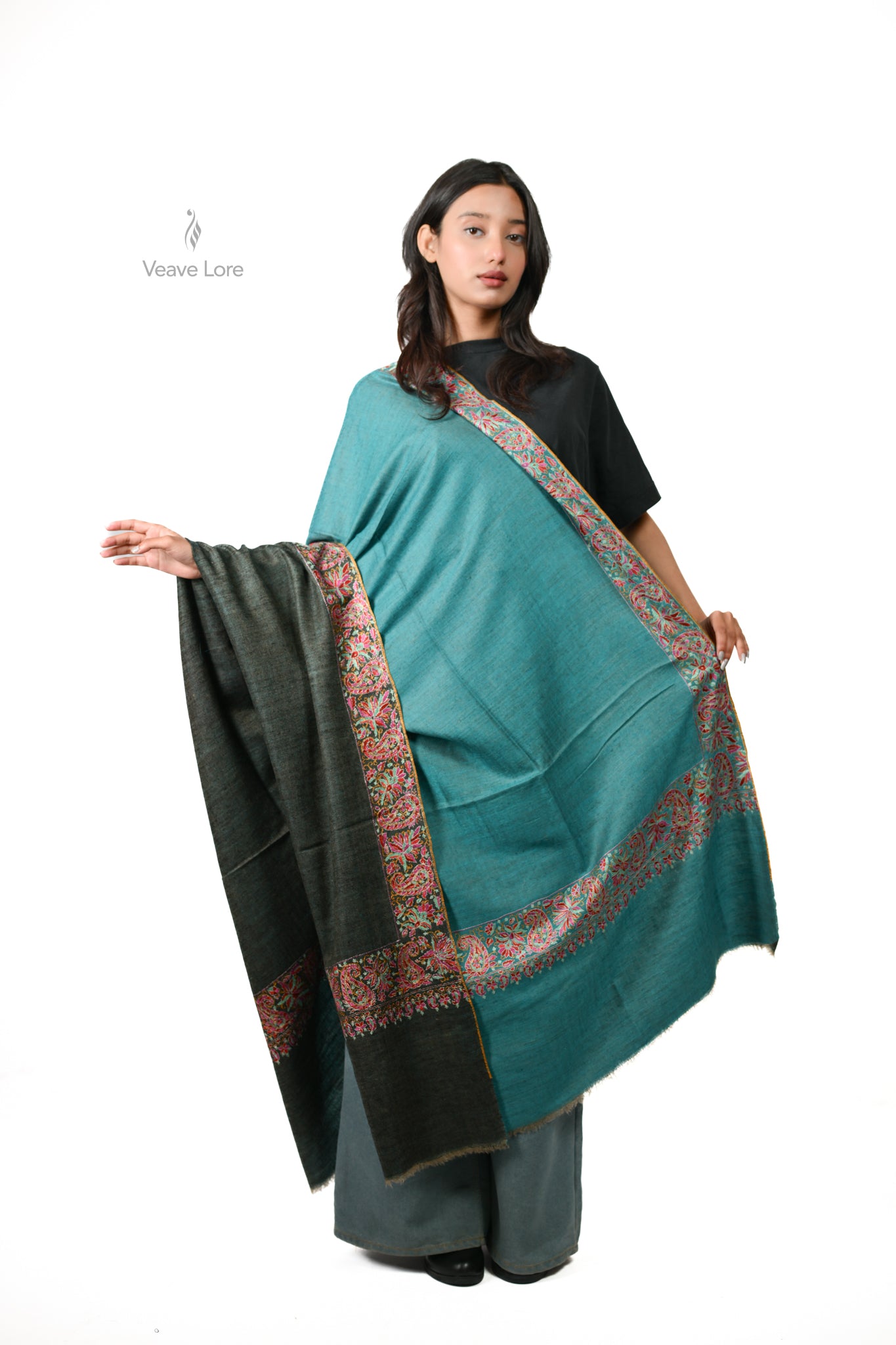 Tausi & Cypress Pashmina Shawl