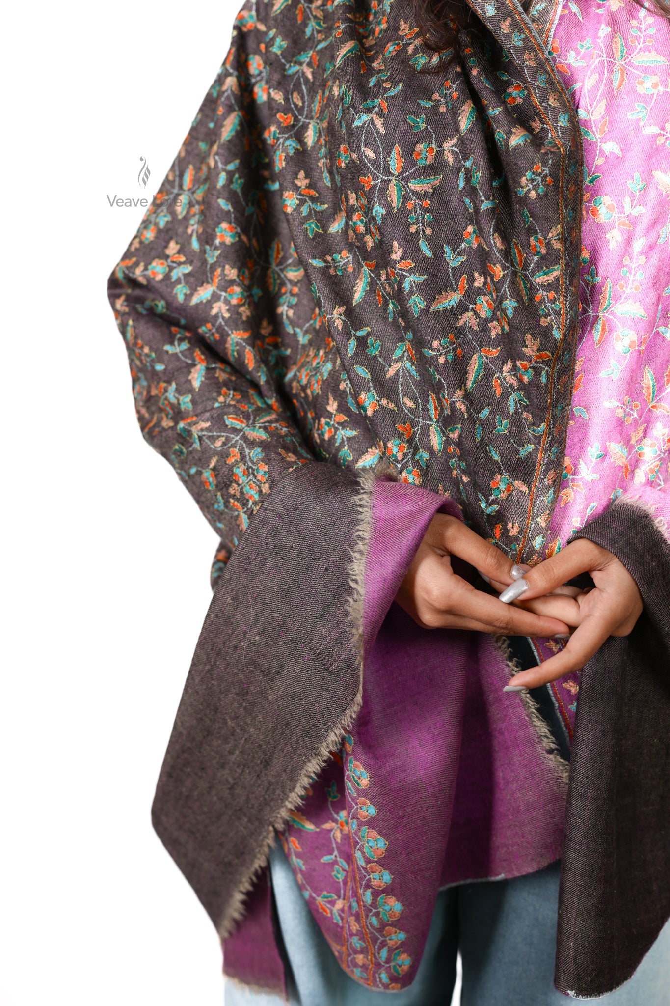Ash & Gulab Pashmina Shawl