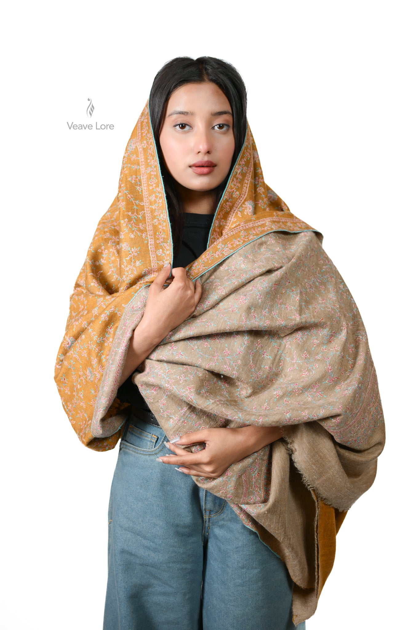 Honey & Khaak Pashmina Shawl