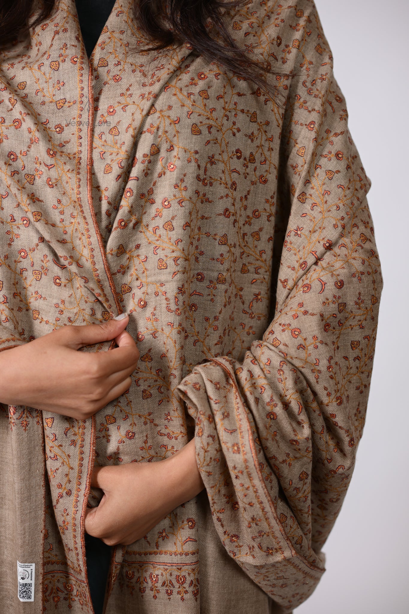 The Kaghaz Veil Pashmina Shawl