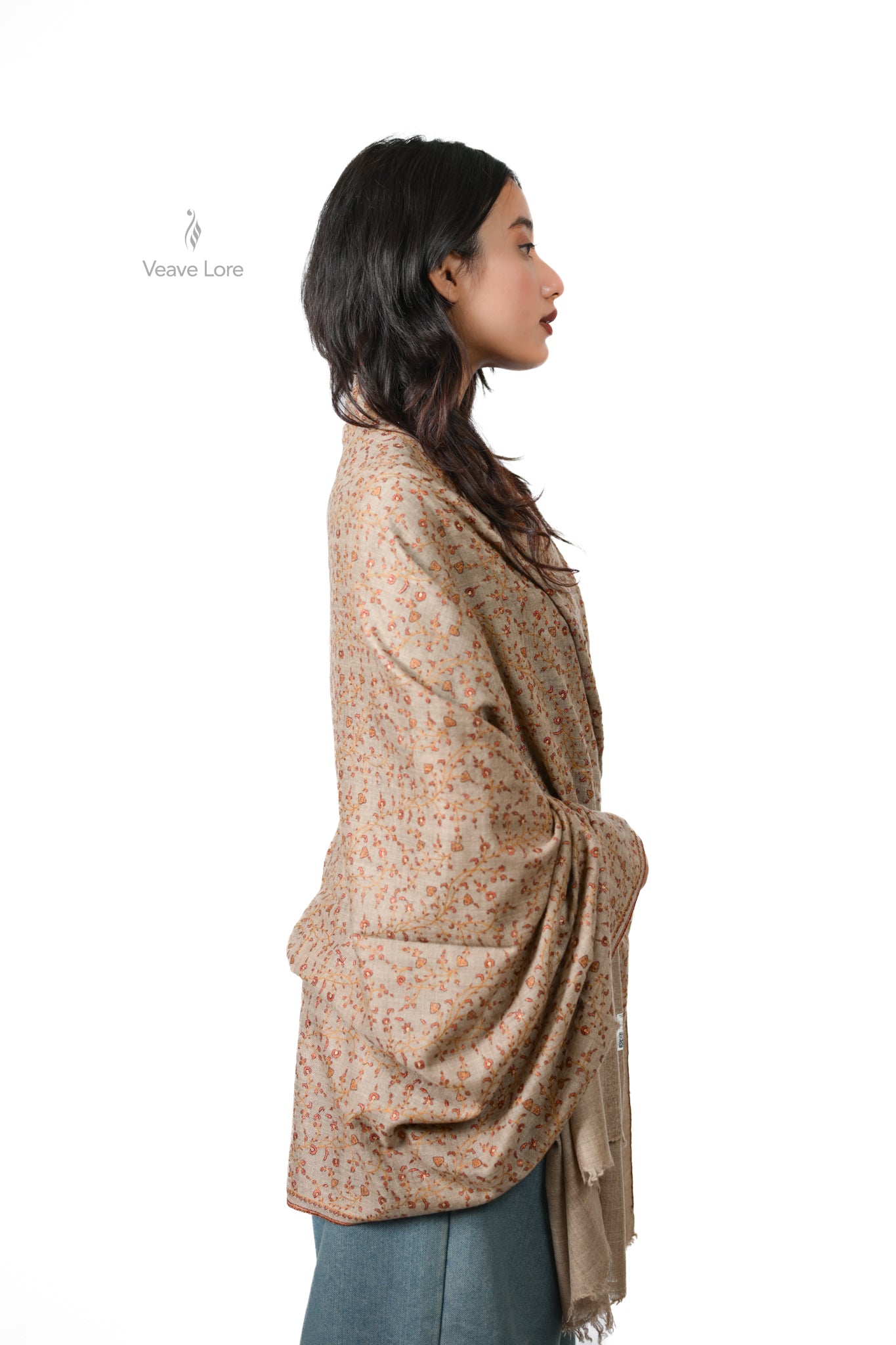 The Kaghaz Veil Pashmina Shawl