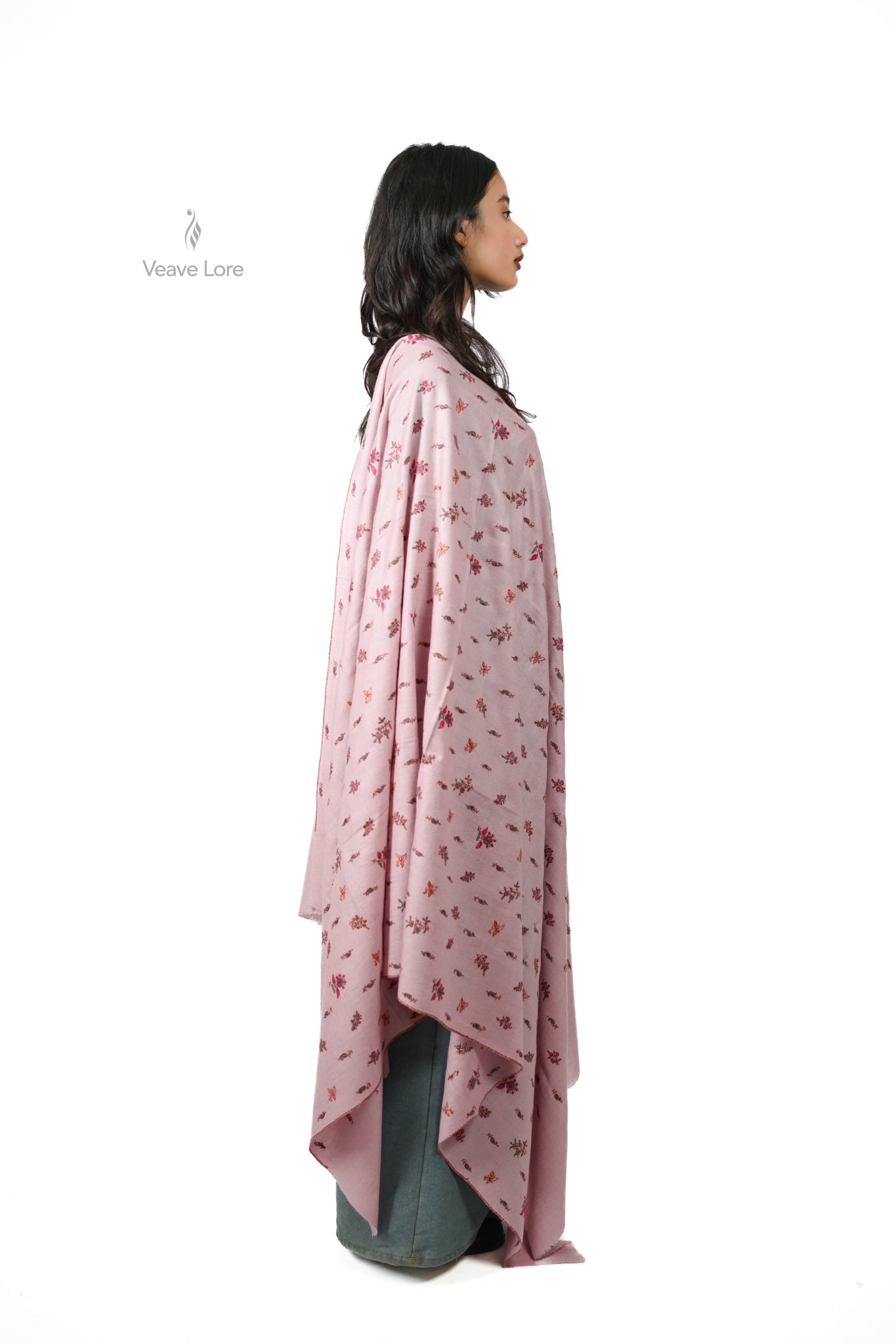 The Scattered Sozni Buti in Dawn Pink