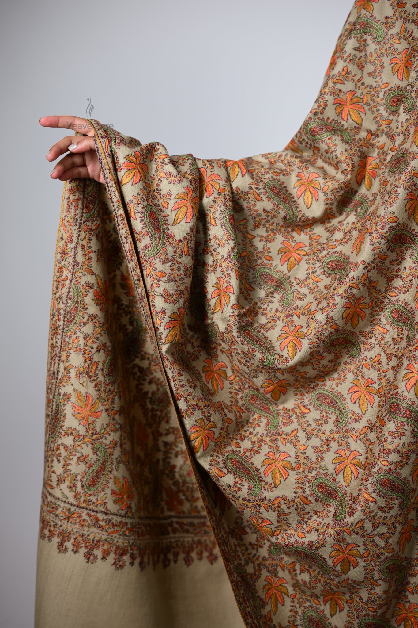 The Chinar Manuscript Pashmina Shawl