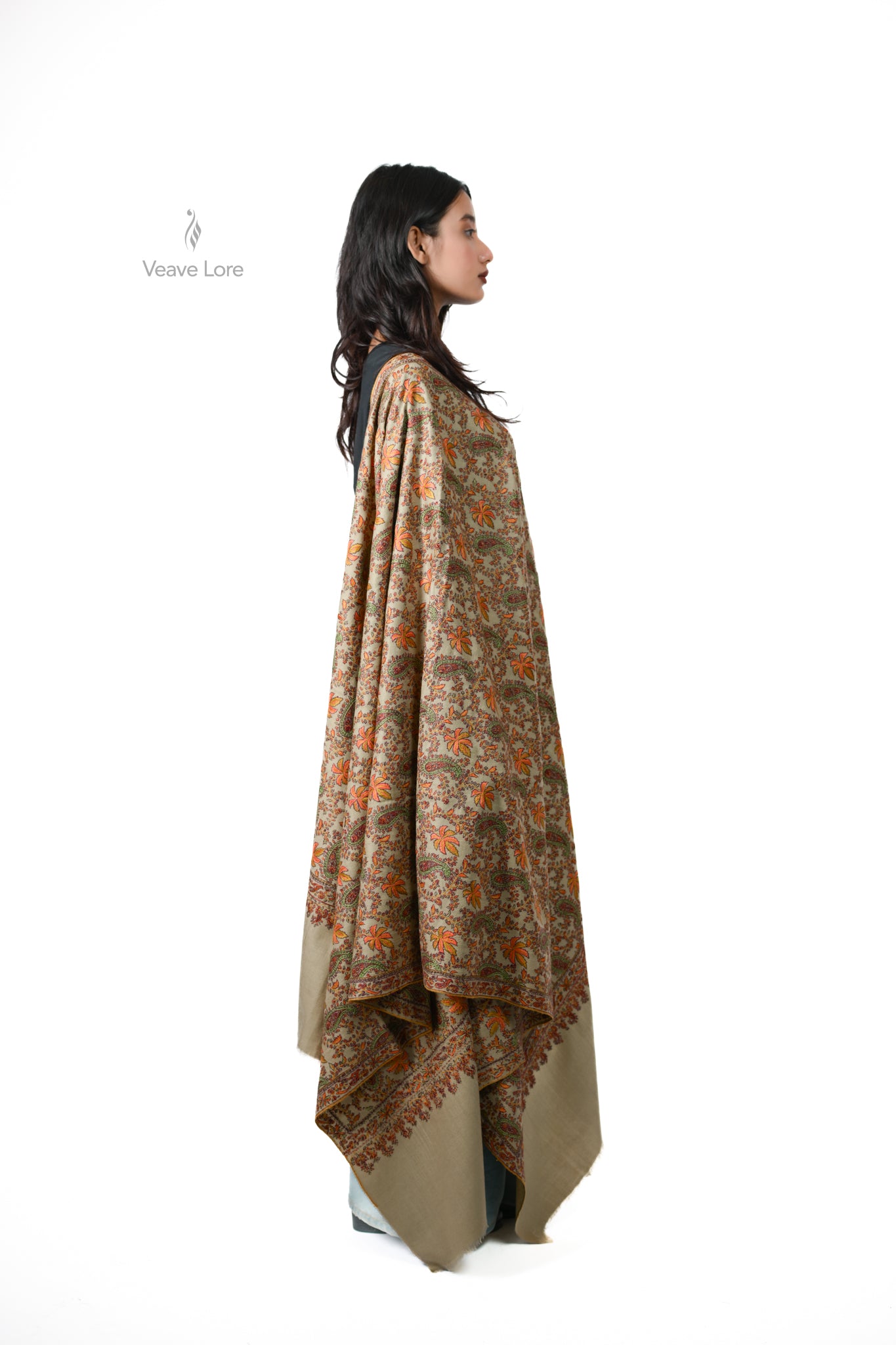 The Chinar Manuscript Pashmina Shawl