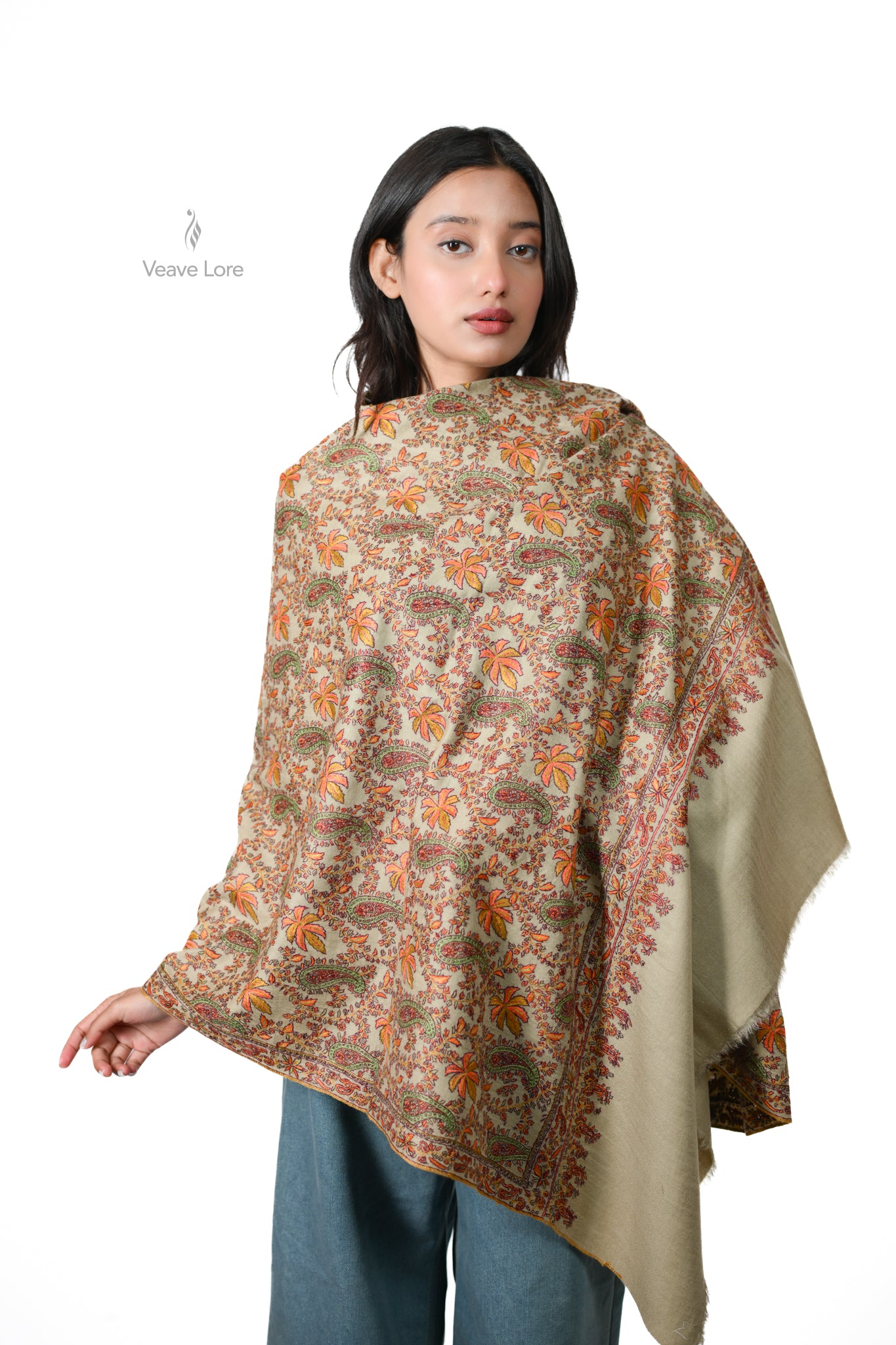 The Chinar Manuscript Pashmina Shawl