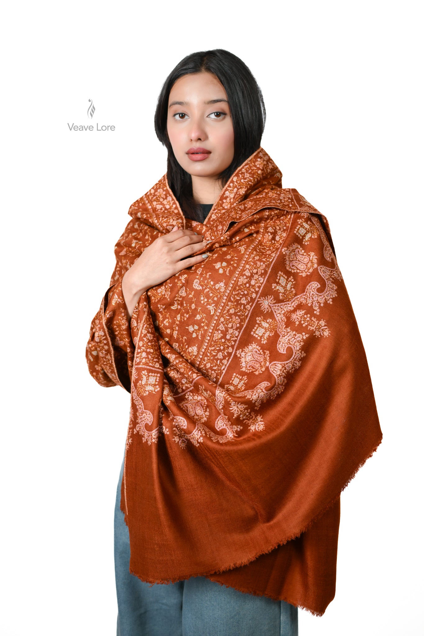 Anar & Pearl Pashmina Shawl