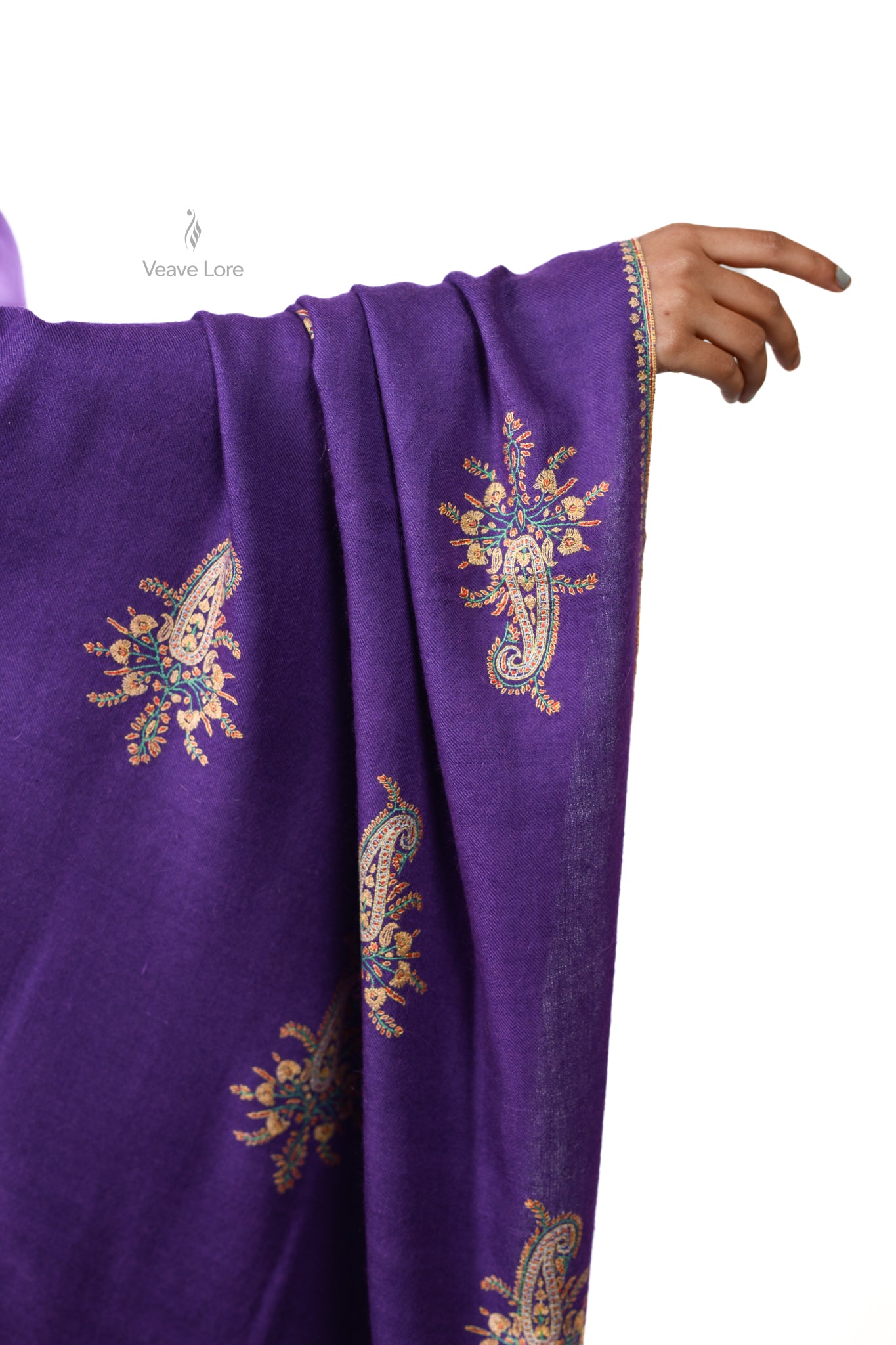 Shab-e-Banafsha Pashmina Shawl